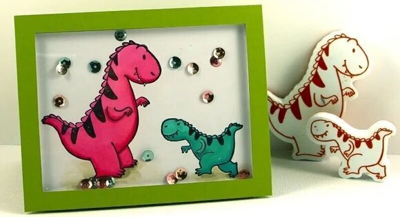 Pečat Aladine Stampo Minos Set za brtvljenje 10 kom-Dinosauri - 5