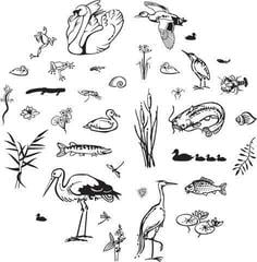 Ștampila pentru copii Aladine Stampo Minos Set de sigilare 36 Bucăți-Lângă Apă - 1