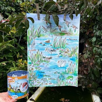 Ștampila pentru copii Aladine Stampo Minos Set de sigilare 36 Bucăți-Lângă Apă - 4