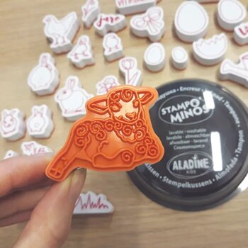 Печат Aladine Stampo Minos Комплект за уплътняване 43 бр.-Пролет и Великден - 9