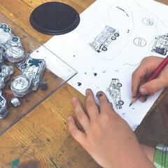 Печат Aladine Stampo Minos Комплект за уплътняване 28 бр.-Транспортни средства - 7