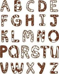 Ștampila pentru copii Aladine Stampo Minos Set de sigilare 26 Bucăți-Alfabet Mare - 1