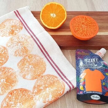 Textilfarbe Aladine Izink Stofffarbe Orange 80 ml - 4