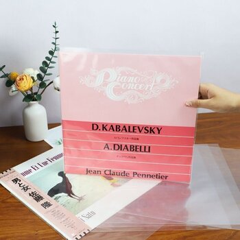 Sac/caisse pour disques LP Muziker PP Vinyl Record Outer Sleeve Pack 50 Cas 50 - 8