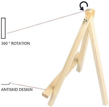 Namještaj za LP ploče Muziker 7'', 10'' and 12'' Vinyl record display stand Stalak Natural - 4