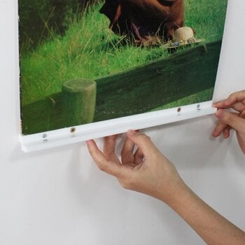 Seinale paigaldatud vinüülplaatide hoidja Muziker MUZR65GWhite Seinale paigaldatud vinüülplaatide hoidja White - 4