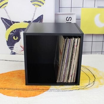 Box für LP-Platten Muziker Vinyl Records Cube Case Box für LP-Platten Black - 8