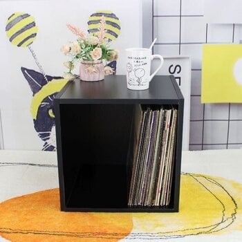 Box für LP-Platten Muziker Vinyl Records Cube Case Box für LP-Platten Black - 9