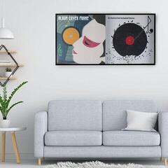 Seinale paigaldatud vinüülplaatide hoidja Muziker MUZR65A Seinale paigaldatud vinüülplaatide hoidja Black - 7