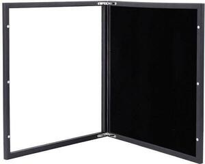 Seinale paigaldatud vinüülplaatide hoidja Muziker MUZR65K Seinale paigaldatud vinüülplaatide hoidja Black - 1