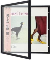 Seinale paigaldatud vinüülplaatide hoidja Muziker MUZR65K Seinale paigaldatud vinüülplaatide hoidja Black - 5