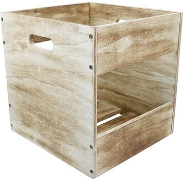 Vinilinių plokštelių dėžutė Muziker Self-Assembly Plywood Record Storage Case MUZR39A (B-Stock) #990530 - 2