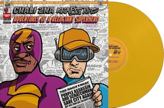 LP ploča Chali 2NA & Krafty Kuts - Adventures Of A Reluctant Superhero (Indie Exclusive) (Limited Edition) (Yellow Coloured) (LP) - 2