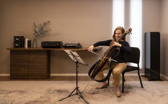 Електрическо виолончело Yamaha SVC300F 4/4 Brown Електрическо виолончело - 6