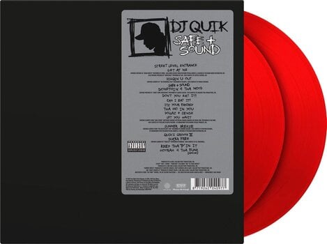 LP ploča DJ Quik - Safe + Sound (Anniversary Edition) (Transparent Red Coloured) (180 g) (2 LP) - 2
