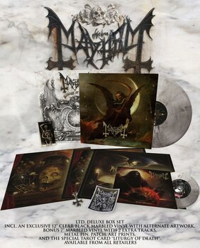 Vinilinė plokštelė Mayhem Liturgy Of Death (Limited Edition) (Gatefold Sleeve) (Grey Smoke Coloured) (180 g) (2 LP) - 3