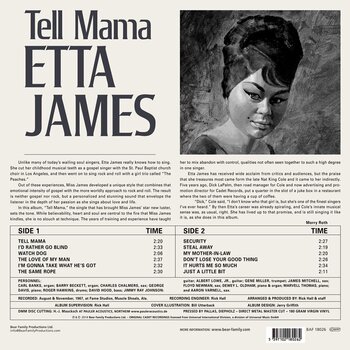 Disque vinyle Etta James - Tell Mama (LP) - 2