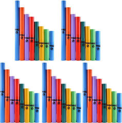 Ütőhangszer szett gyerekeknek Bobo Bobotubes Eco 5-Pack Boomwhackers - 1