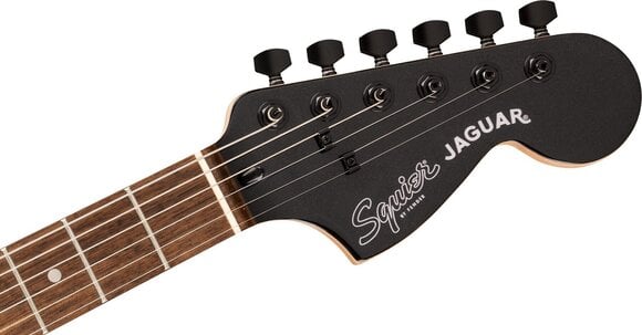 Elektrische gitaar Fender Squier FSR Affinity Jaguar LRL Metallic Black Elektrische gitaar - 4