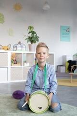 Kids Percussion Noicetone D026-2 Marching Drum Green - 5