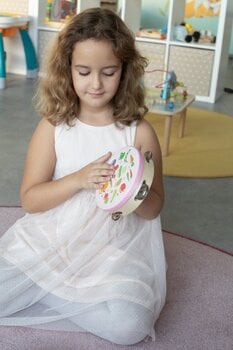 Fellbezogenes Tambourin Noicetone M D001-1 Yellow 5,9" Fellbezogenes Tambourin - 4