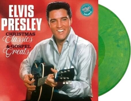 Vinylskiva Elvis Presley - Christmas Classics & Gospel Greats (Limited Edition) (Green Leaves Coloured) (LP) - 2