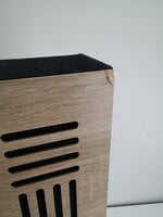 Mega Acoustic FiberPRO120 Bean Sonoma Oak/Black Absorbent leseni panel