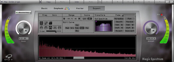 FX protsessori tarkvara pistikprogramm DUY Audio Magic Spectrum (Digitaalne toode) - 3