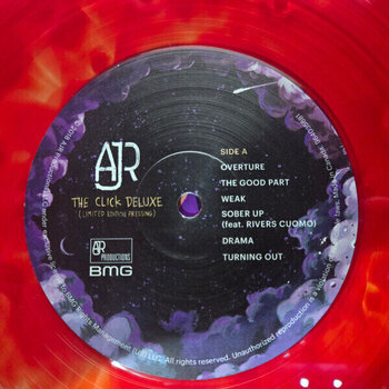 Disco de vinil AJR - The Click (Deluxe Edition) (Ghostly Red Coloured) (2 LP) - 3