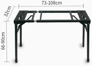 Сгъваема стойка за клавиатура
 Revoltage DPS2025 Сгъваема стойка за клавиатура Black - 5