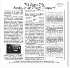 Vinüülplaat Bill Evans - Sunday At The Village Vanguard (180g) (LP) - 2