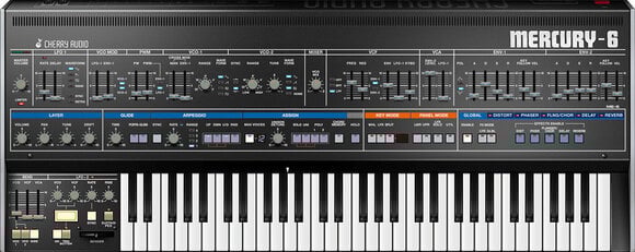 VST Instrument Cherry Audio Mercury-6 Synthesizer (Digital product) - 2