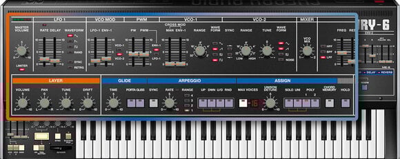 VST Instrument Cherry Audio Mercury-6 Synthesizer (Digital product) - 5