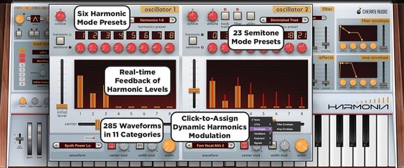 VST Instrument Cherry Audio Harmonia Synthesizer (Digital product) - 2