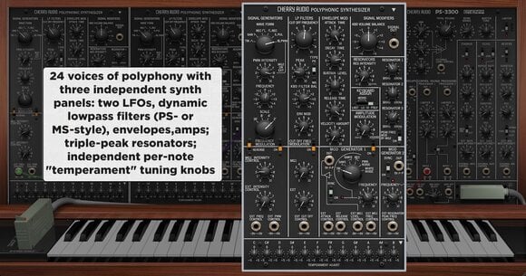 VST Instrument Cherry Audio PS-3300 Synthesizer (Produto digital) - 2