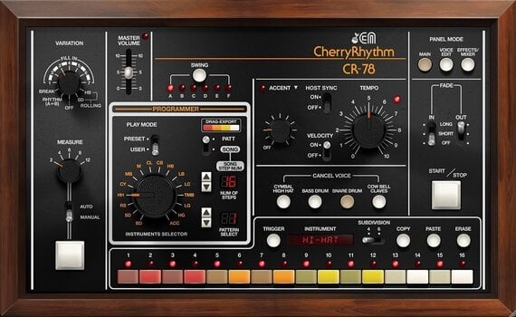 VST Instrument Cherry Audio CR-78 Drum Machine (Digitaalne toode) - 2