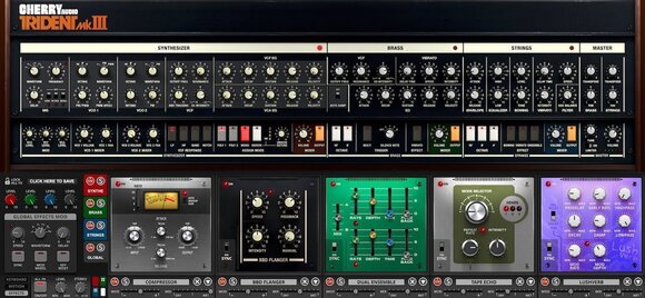 VST Instrument Cherry Audio Trident Synthesizer (Digital product) - 3
