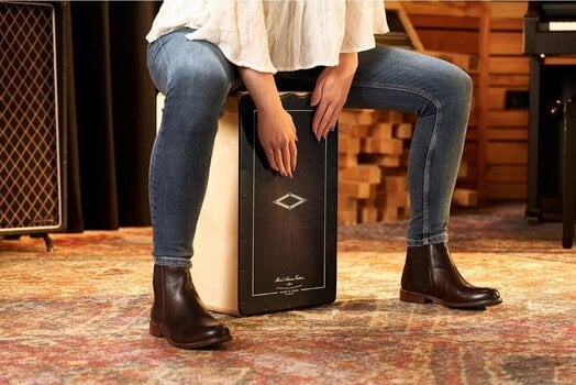 Wood-Cajon Meinl AESLEYB Artisan Soleá Ebony Burl Wood-Cajon - 6