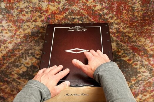 Wood-Cajon Meinl AESLRB Artisan Soleá Dark Red Burl Wood-Cajon - 7