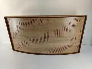 Fa akusztikai panel Mega Acoustic AcouStand Tangens Sonoma Oak/Walnut/Red Fa akusztikai panel (Sérült) - 1