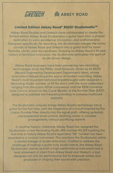 Guitare semi-acoustique Gretsch Abbey Road RS201 Studiomatic HB EB Classic Walnut Stain Guitare semi-acoustique - 14