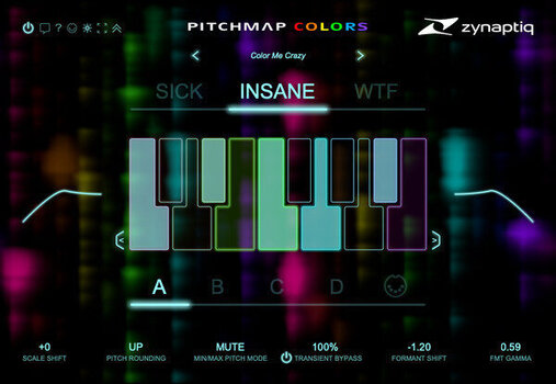 Plugins d'effets Zynaptiq PITCHMAP::COLORS w/ Orange Vocoder Nano (Produit numérique) - 2