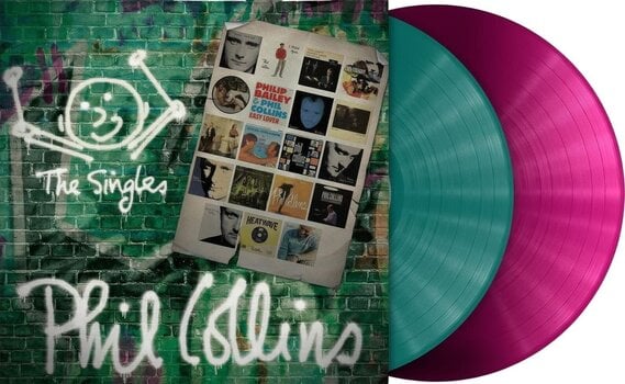 LP ploča Phil Collins - The Singles (Limited Edition) (Transparent Petrol/Magenta Coloured) (2 LP) - 2