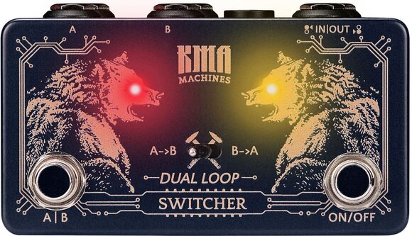 Pedale Footswitch KMA Machines Dual Loop Switcher Pedale Footswitch - 2