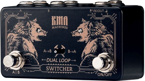 Pedale Footswitch KMA Machines Dual Loop Switcher Pedale Footswitch - 4