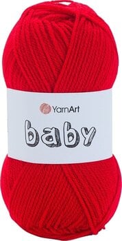 Strikkegarn Yarn Art Baby 156 Red SET - 2