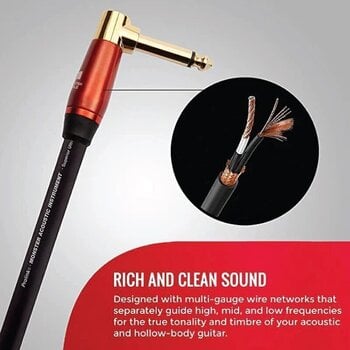 Instrument kabel Monster Cable Prolink Acoustic 12FT Instrument Cable 3,6 m  Kutni - Ravni Instrument kabel - 4