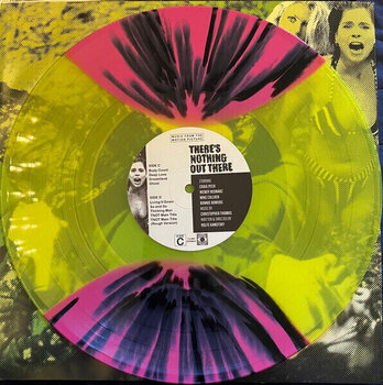 LP ploča Christopher Thomas - There's Nothing Out There (Original Soundtrack) (Highlighter Yellow with Hot Pink Moons + Black Glaze Coloured) (2 LP) - 2