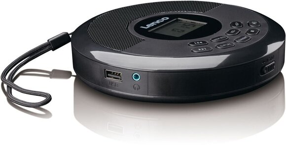 Bærbar musikafspiller Lenco CD-340BK CD-afspiller - 4