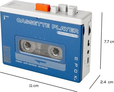 Bærbar musikafspiller Bigben BTTAPEBL Kassetteafspiller - 3